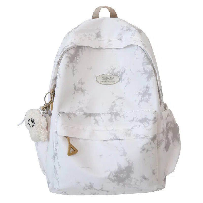 行途 森系可爱旅游休闲运动电脑包大容量便携背包 尼龙 双肩包 常规 女款 黑色/粉色/蓝色/紫色/卡其色