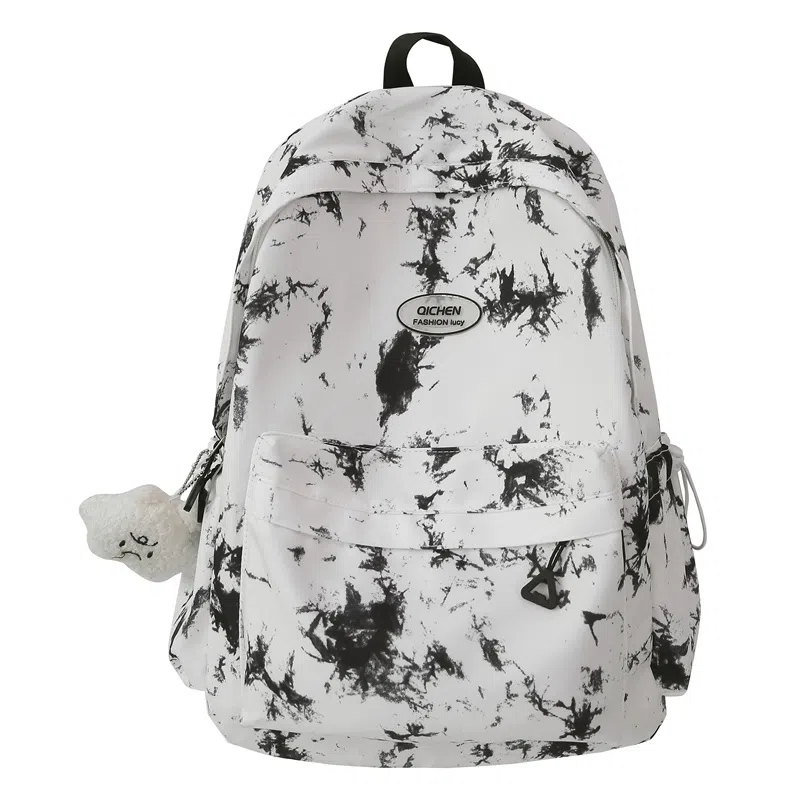 行途 森系可爱旅游休闲运动电脑包大容量便携背包 尼龙 双肩包 常规 女款 黑色/粉色/蓝色/紫色/卡其色