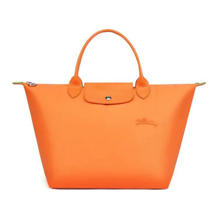 Longchamp Le Pliage Green 30 Orange