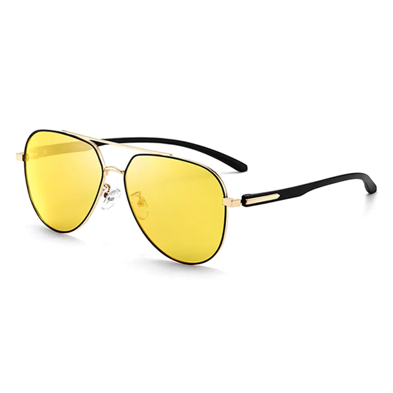 沙乐华 偏光墨镜开车专用驾驶司机日夜两用眼睛防紫外线 方形 太阳眼镜 男女同款情侣款