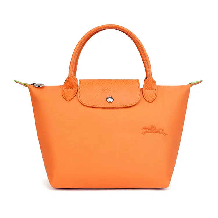 Longchamp Le Pliage Green Orange