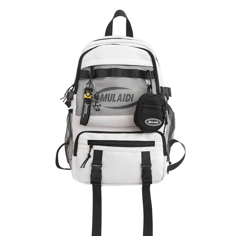 醇龙 潮牌电脑初中高中学生旅行 尼龙 双肩包 常规 男女同款情侣款 多色