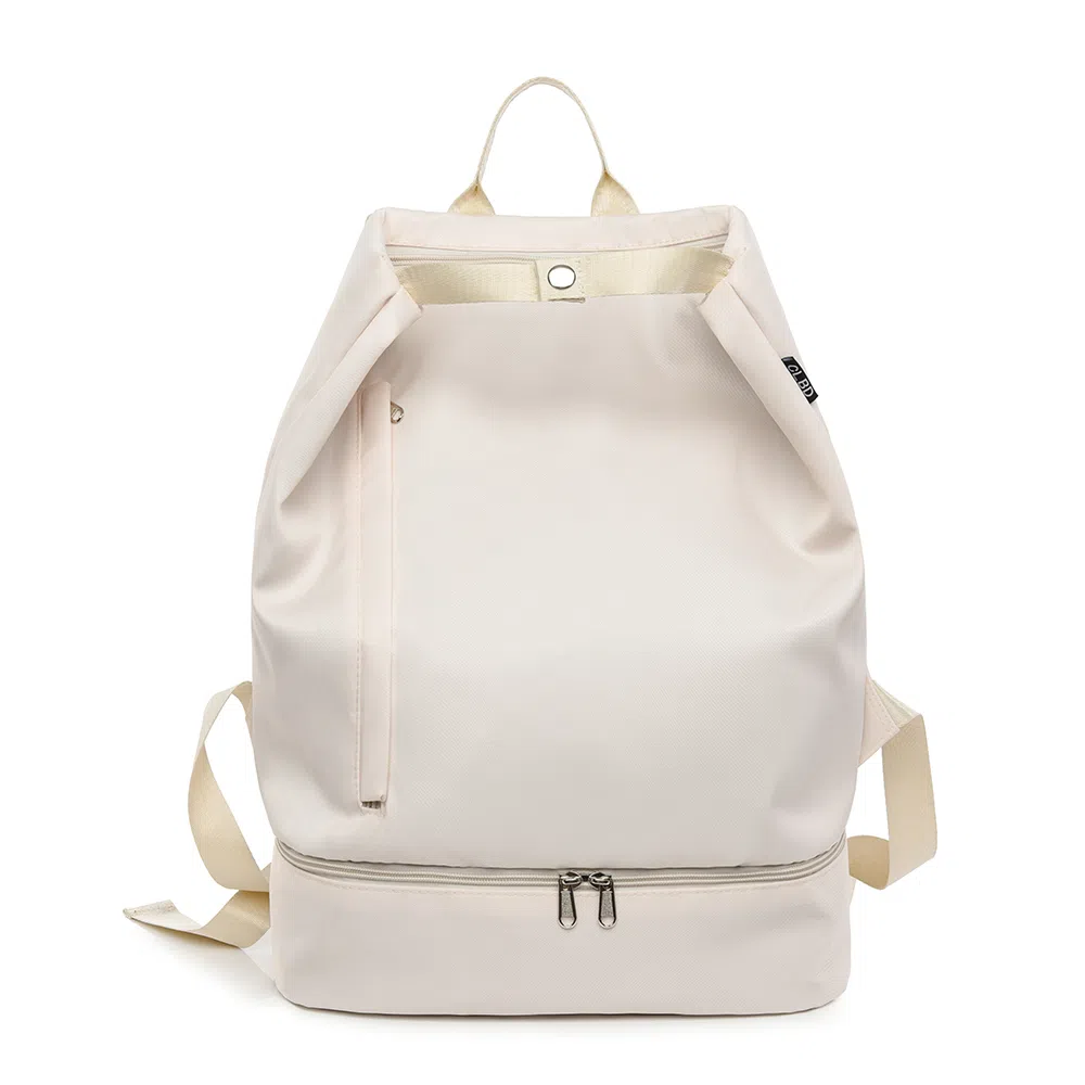 醇龙 运动健身游泳干湿分离带鞋仓大容量沙滩防水收纳袋大学生外出 双肩包 尼龙布 女款 多色