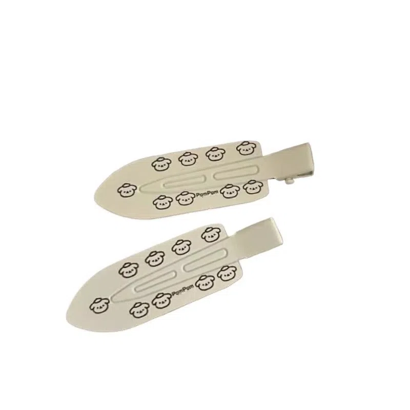 丹琴 【首金幸运发夹】甜美卡通小狗八字无痕边夹刘海碎发卡侧边夹发卡 抓夹 女款