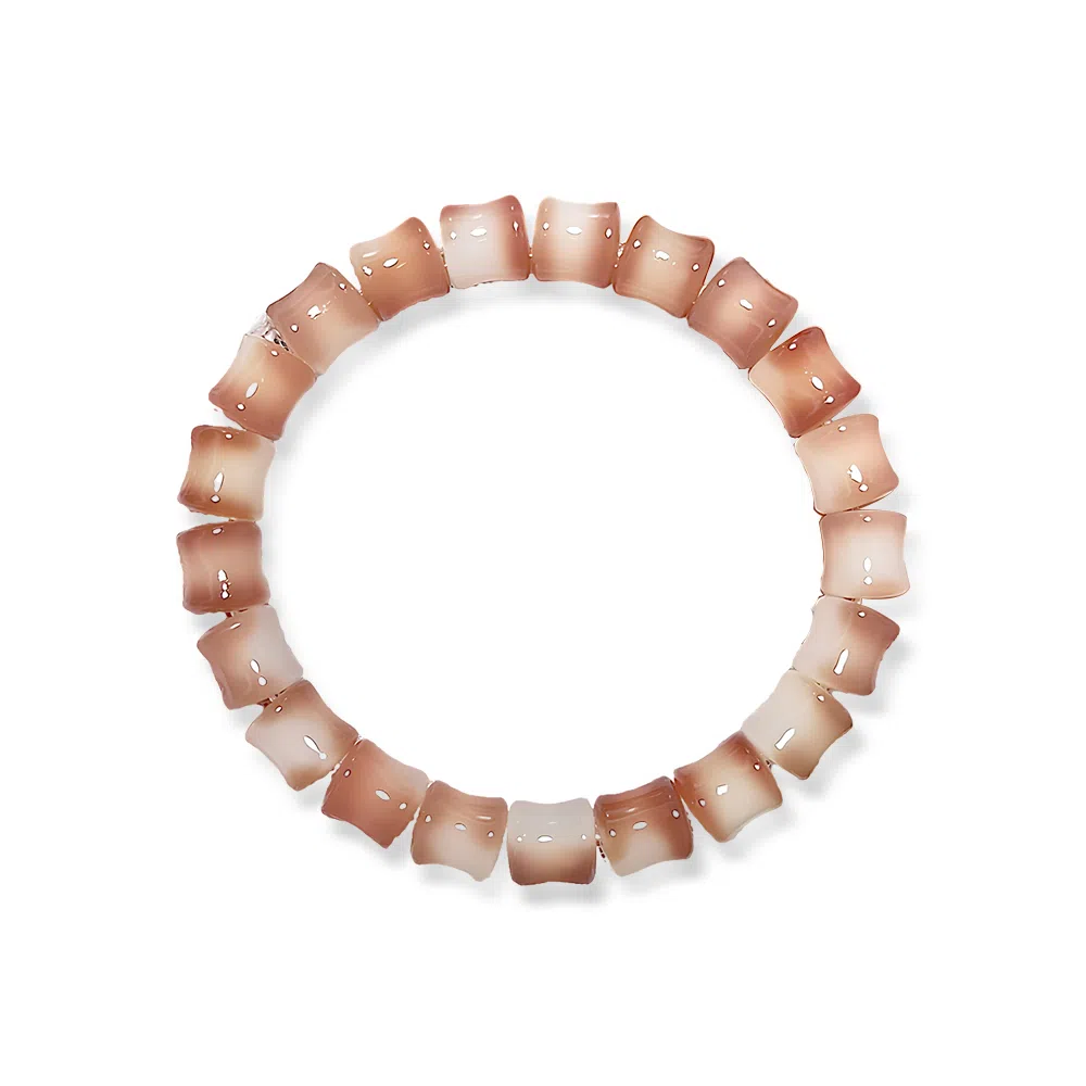 饰伴 翠竹清韵  高级 通勤小众中式 温柔精致优雅风格设计 菩提根 手串 男女同款情侣款