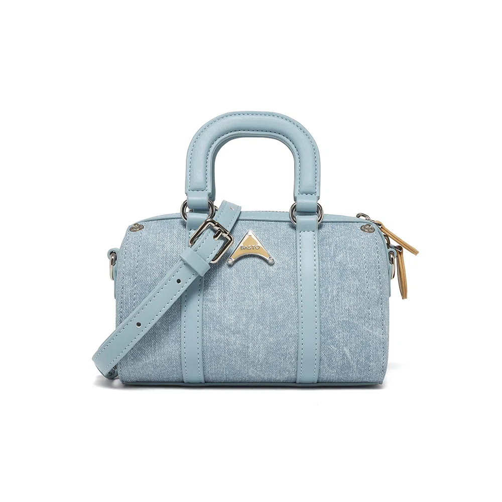 百思图 时尚潮流经典百搭日常出街外出旅行上班通勤简约大气手提单肩两用可调节肩带 牛坡 斜挎包 小号 女款 多色