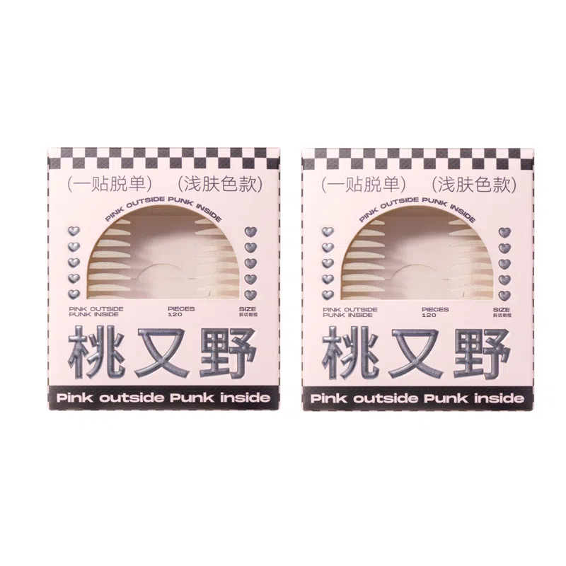 桃又野双眼皮贴隐形白皙自然无痕防水斜切橄榄型内双通用