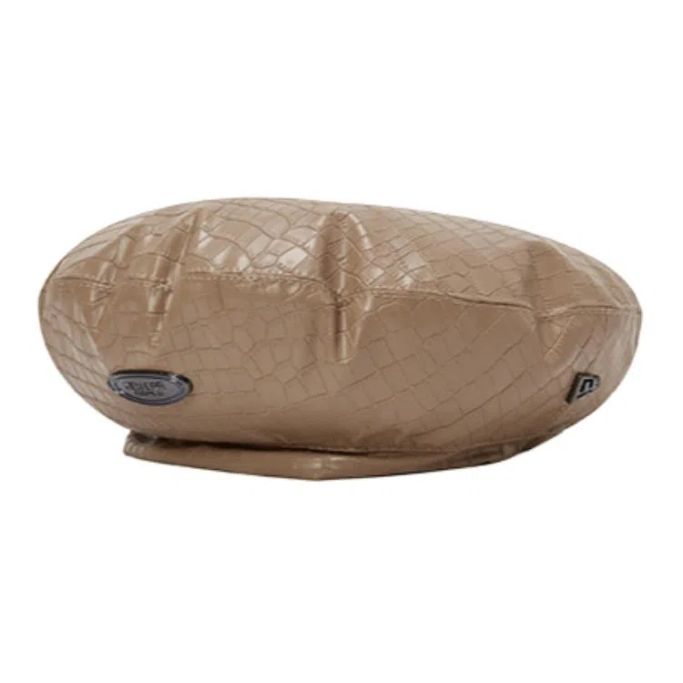 New Era Logo Brown Beret