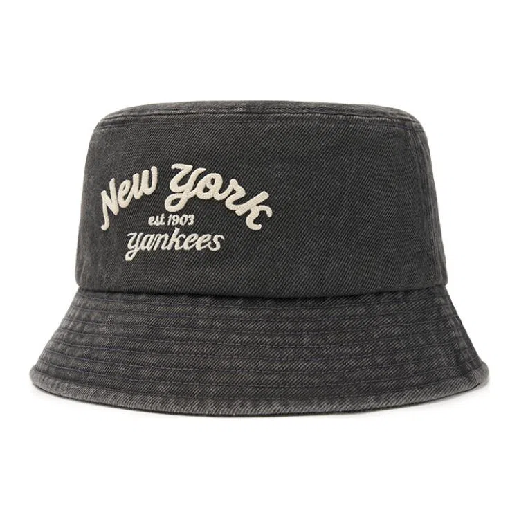 MLB Logo Bucket Hat Charcoal