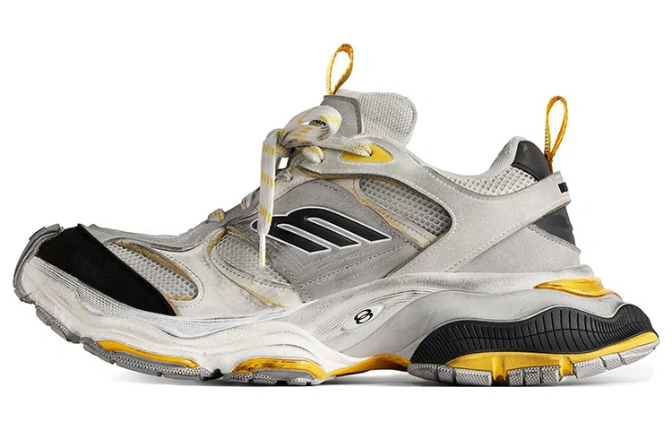 Balenciaga Cargo White Yellow Silver