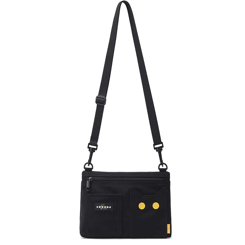 NOXXON Casual Nylon Crossbody Bag Obsidian Black Khaki