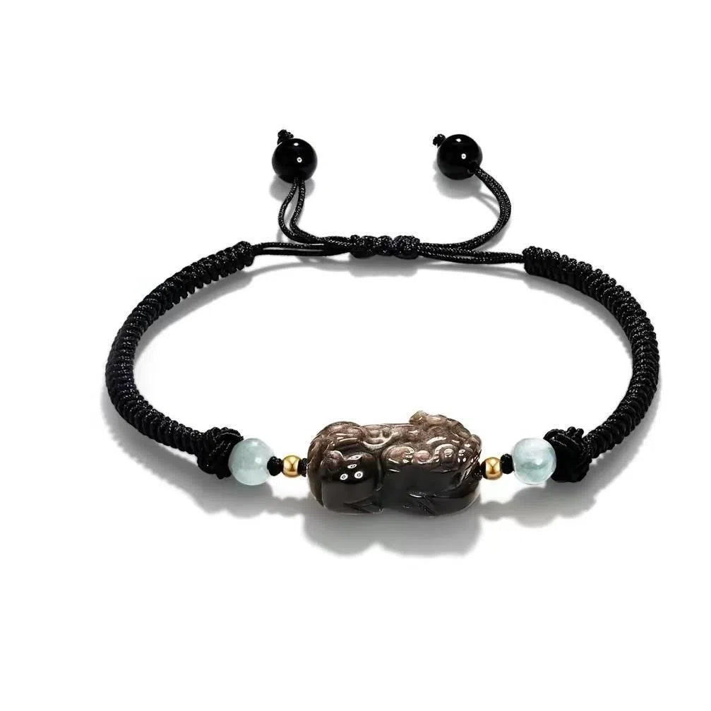 彗时 招财貔貅 水晶 手链 男女同款情侣款