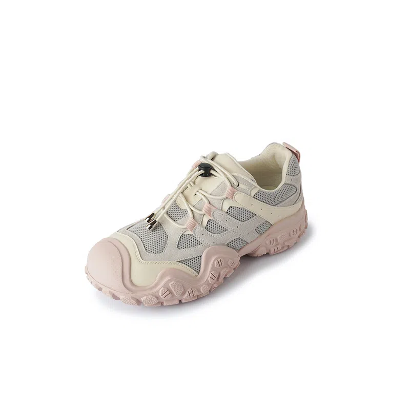 生活休闲甜美时尚透气松糕底百搭少女鞋 低帮 老爹鞋 女款