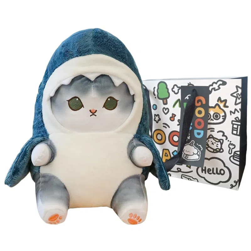 公主恋人 鲨鱼猫 玩偶 毛绒公仔