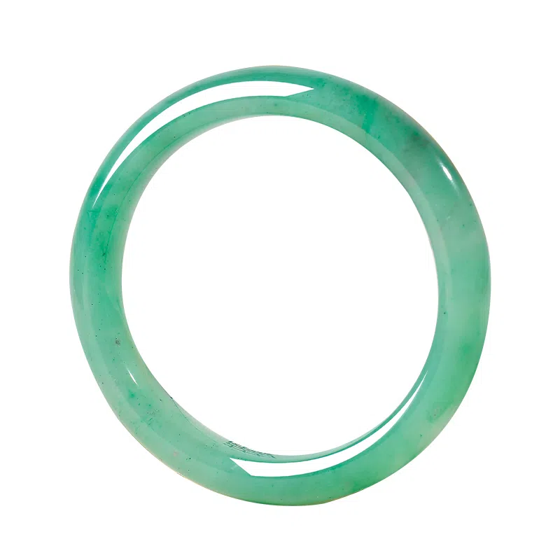 世存 新中式碧绿翡翠质感小众设计玉镯  一物一图联系客服看实物 独龙玉 玉石手镯 女款