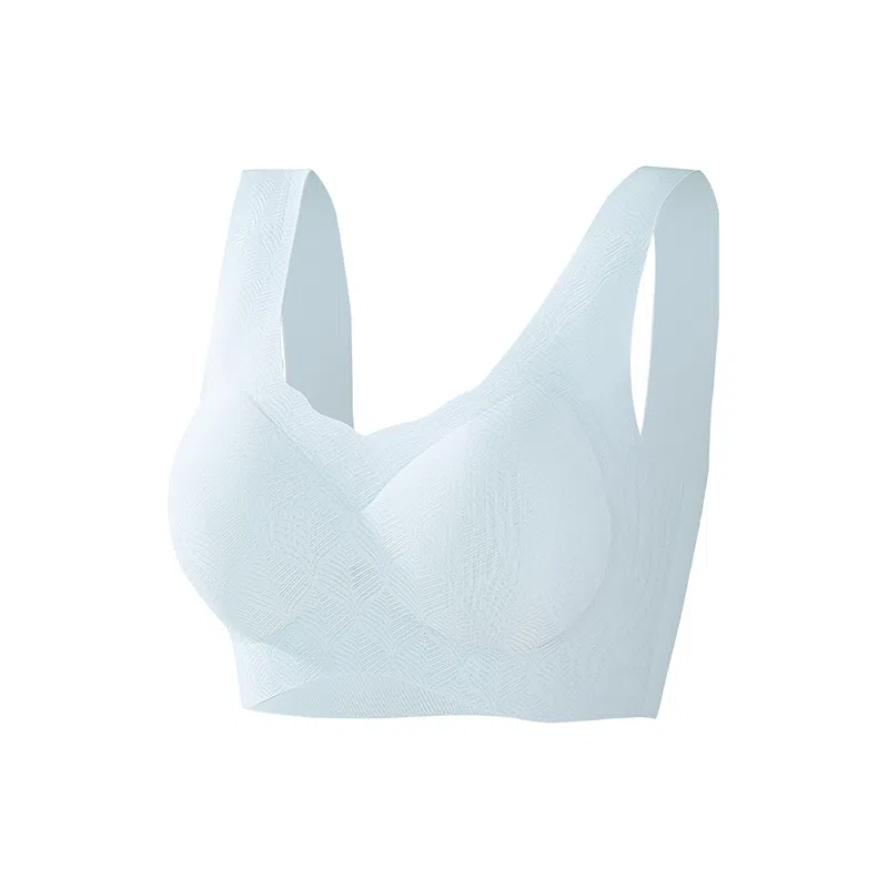 古今 无痕冰丝无钢圈裸感收副乳防下垂美背文胸 女款
