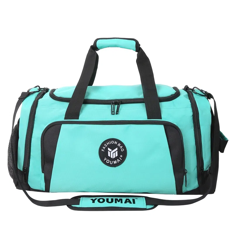 醇龙 多功能大容量干湿分离 牛津布 旅行包 男女同款情侣款 酒红色 青绿色/牛仔蓝色/黑色/灰色/黄色/紫色