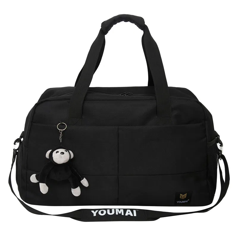 醇龙 大容量多用轻便干湿分离 牛津布 单肩包 男女同款情侣款 黑/蓝/青绿/红/白/粉/黄/紫