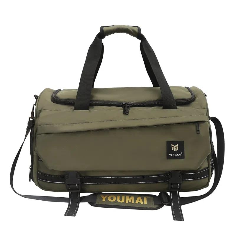 彤彤兔 拉链开合休闲百搭 尼龙 旅行包 男女同款情侣款 黑色/粉色/卡其色/红色/黄色/军绿色/青绿色