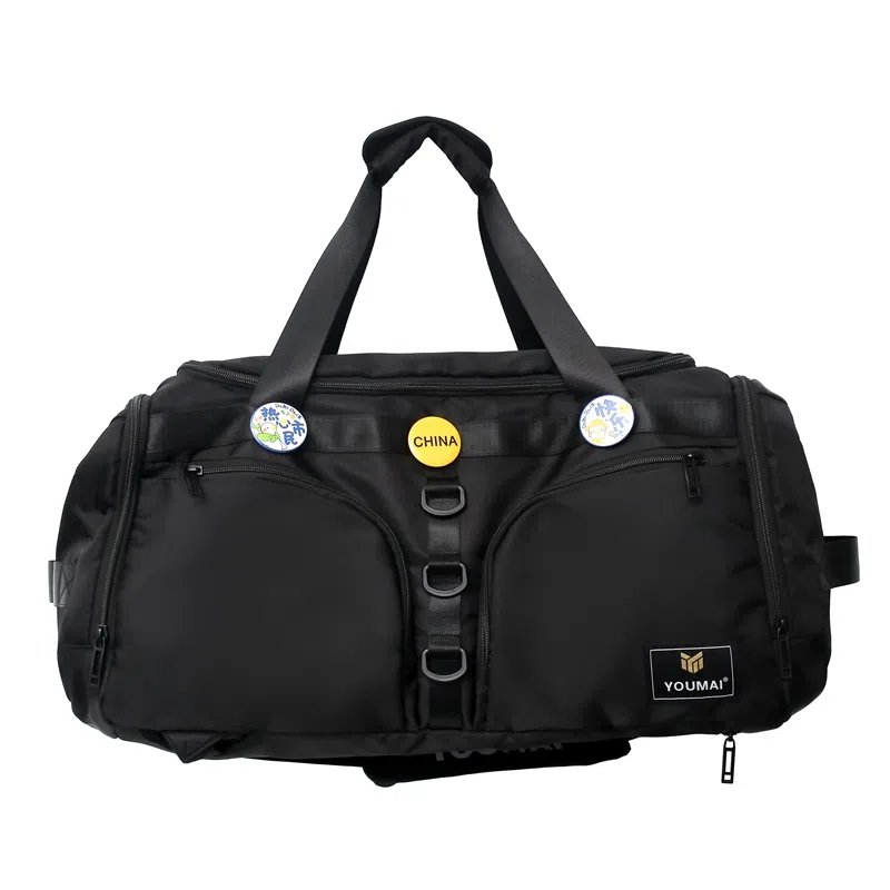 醇龙 大容量干湿分离多功能 尼龙 旅行包 男女同款情侣款 黑/黄/卡其/粉/军绿/青绿/蓝