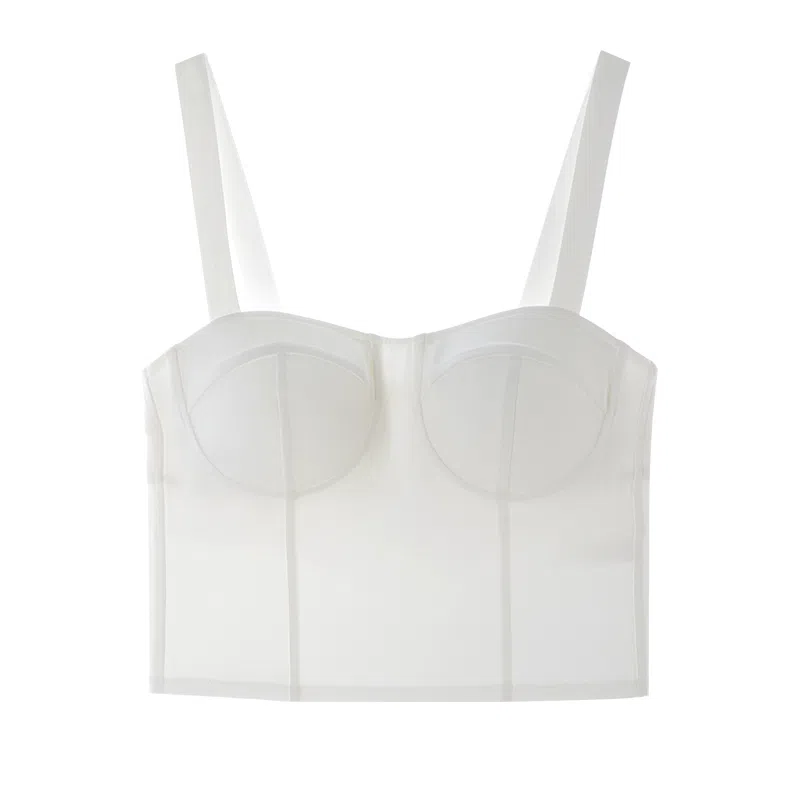 内在密码 吊带背心式女带胸垫免穿内搭外穿一体无痕性感美背打底内衣文胸 女款