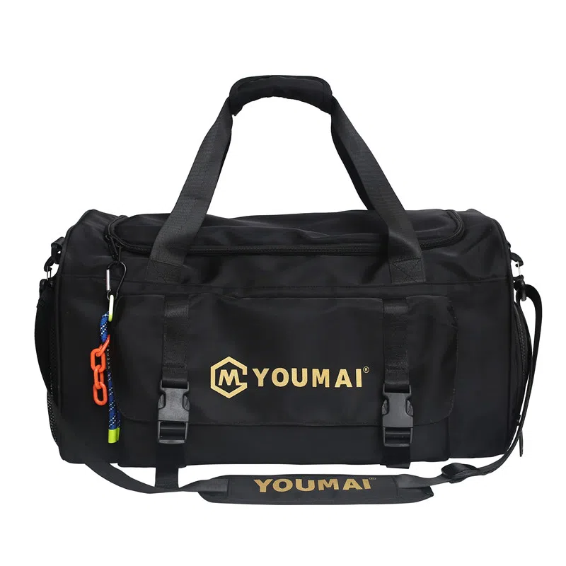 醇龙 大容量 轻便时尚 干湿分离 简约纯色 尼龙 单肩斜挎旅行包 常规 男女同款情侣款 黑/青绿/黄/粉/军绿/卡其