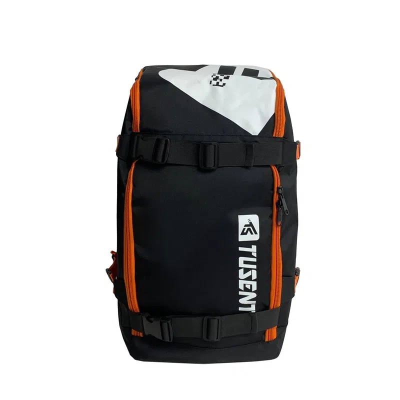 彤彤兔 旅行 牛津布 双肩包 黑黄/黑桔/黑绿/黑紫