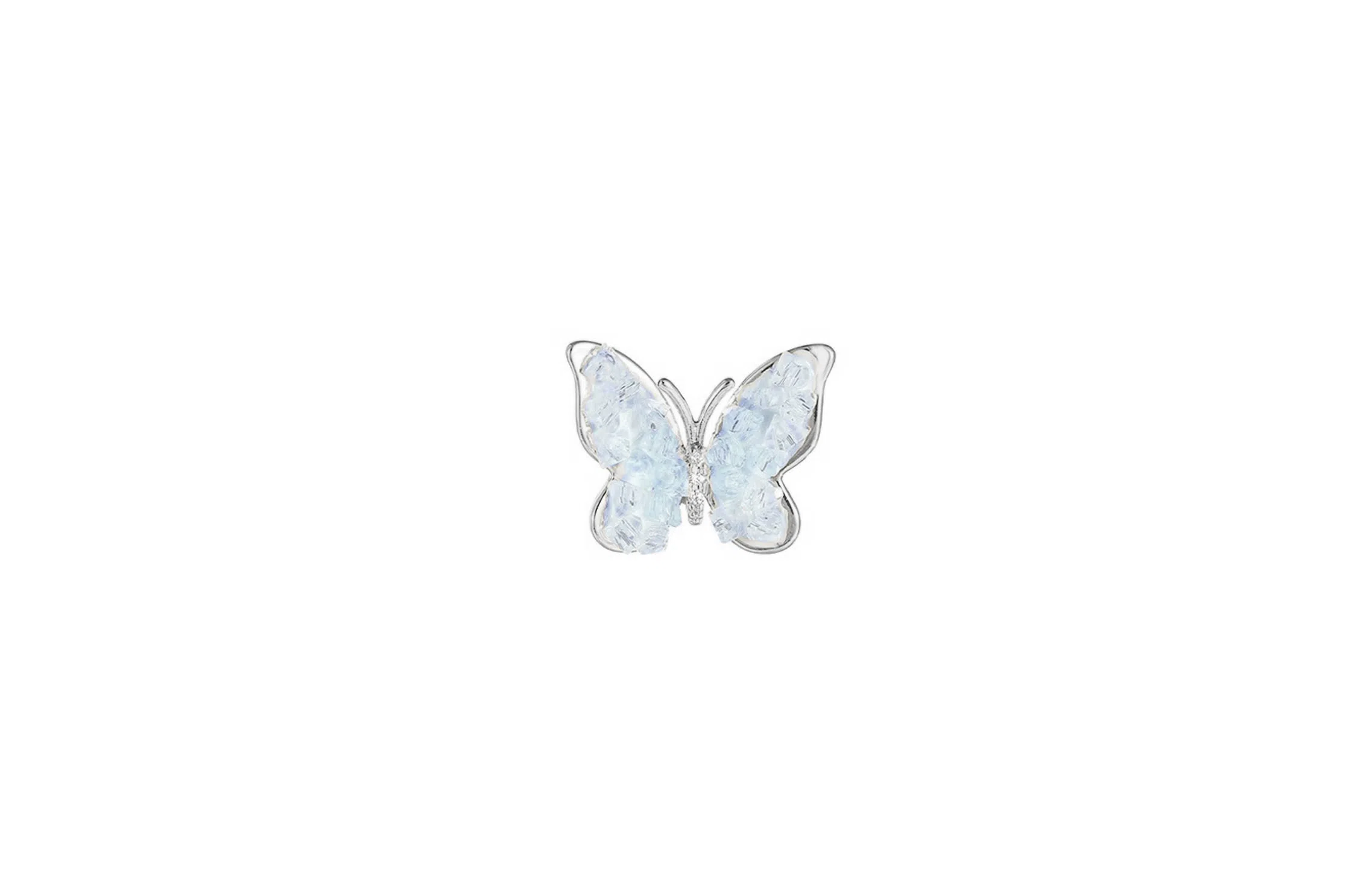 MIDNIGHT MOMENT Butterfly Clip-On Earrings Pink Gradient