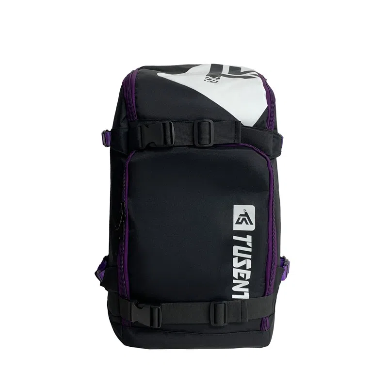 彤彤兔 旅行 牛津布 双肩包 黑黄/黑桔/黑绿/黑紫