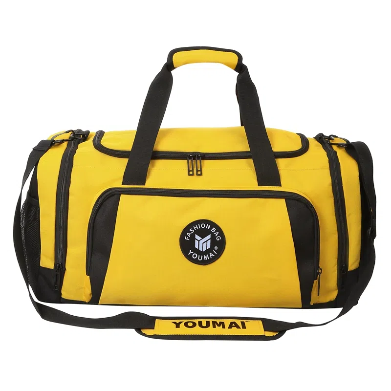 醇龙 多功能大容量干湿分离 牛津布 旅行包 男女同款情侣款 酒红色 青绿色/牛仔蓝色/黑色/灰色/黄色/紫色