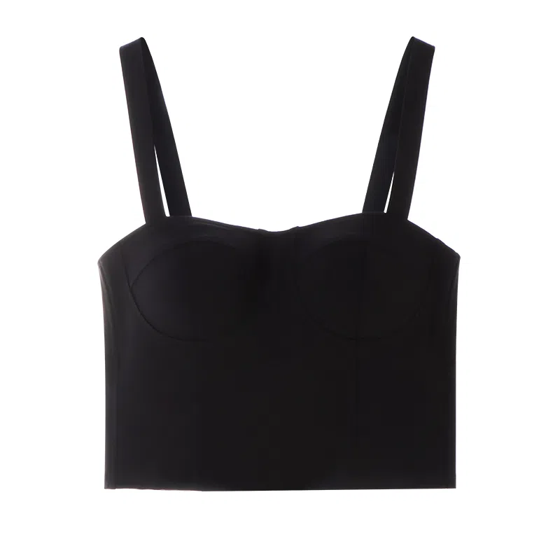 内在密码 吊带背心式女带胸垫免穿内搭外穿一体无痕性感美背打底内衣文胸 女款