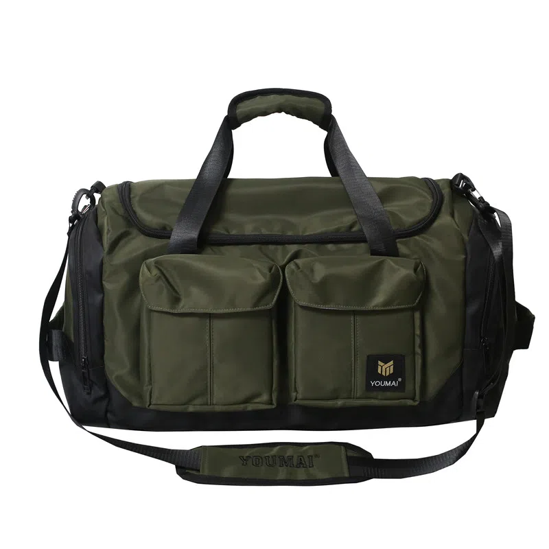 醇龙 大容量干湿分离多功能轻便防水 尼龙拼牛津布 旅行包 常规 男女同款情侣款 黄色/粉色/绿色/红色/黑色/卡其色