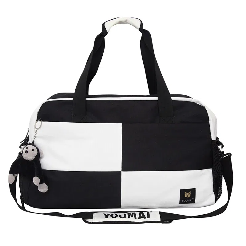 醇龙 大容量多用轻便干湿分离 牛津布 单肩包 男女同款情侣款 黑/蓝/青绿/红/白/粉/黄/紫