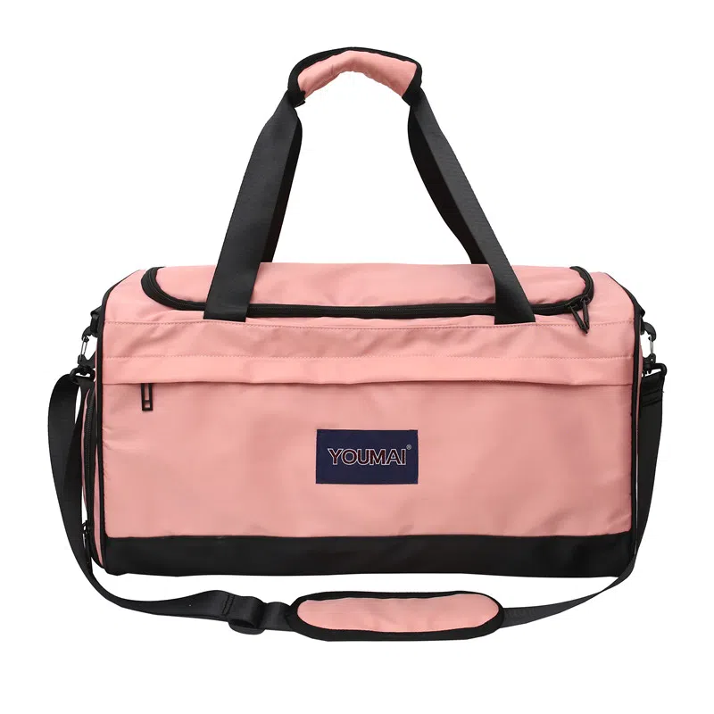 醇龙 大容量干湿分离 尼龙 旅行包 男女同款情侣款 黑/深灰/粉/红/卡其/绿/蓝