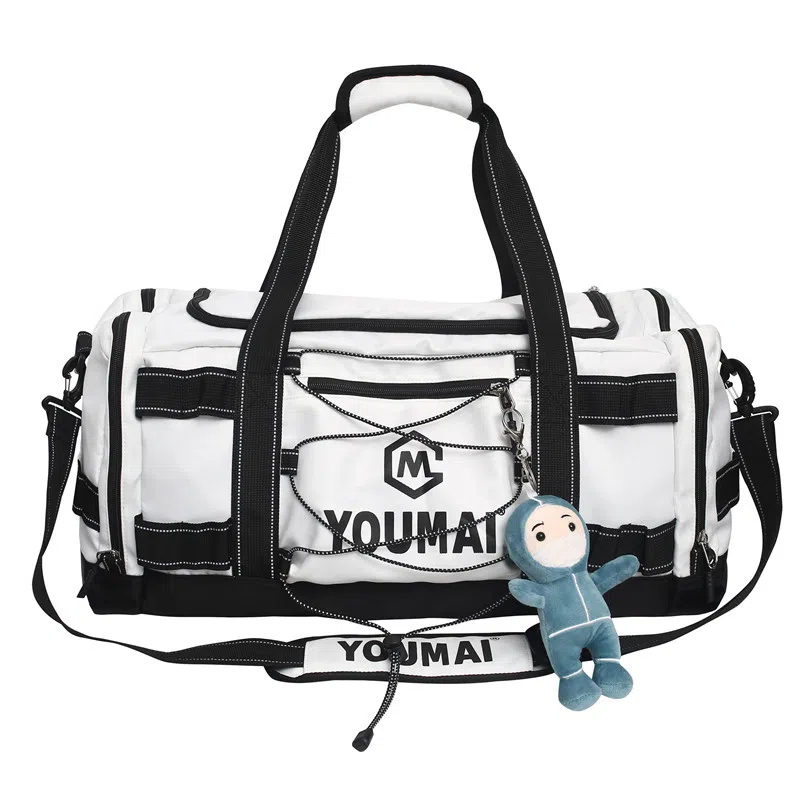 醇龙 多功能大容量轻便 尼龙 旅行包 男女同款情侣款 黄/卡其/粉/黑/白/青绿/蓝