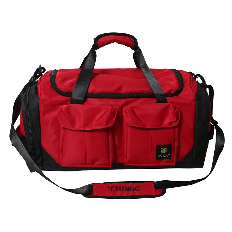 醇龙 大容量干湿分离多功能轻便防水 尼龙拼牛津布 旅行包 常规 男女同款情侣款 黄色/粉色/绿色/红色/黑色/卡其色