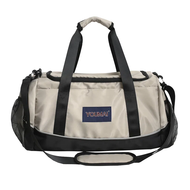 醇龙 干湿分离多用简约休闲 尼龙 旅行包 男女同款情侣款 卡其/黄/红/黑/粉/绿/蓝