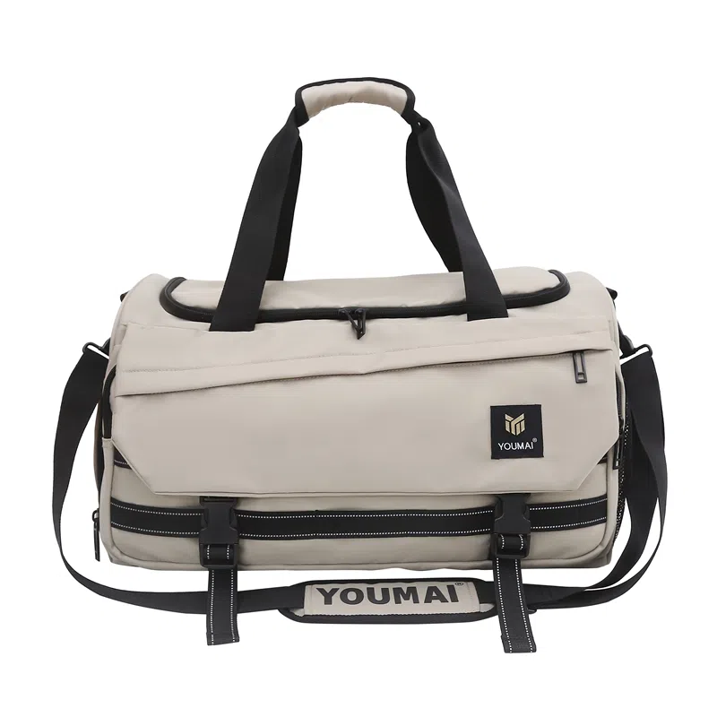 彤彤兔 拉链开合休闲百搭 尼龙 旅行包 男女同款情侣款 黑色/粉色/卡其色/红色/黄色/军绿色/青绿色