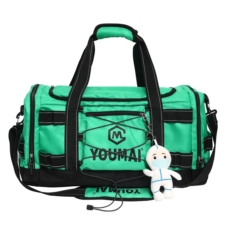 醇龙 多功能大容量轻便 尼龙 旅行包 男女同款情侣款 黄/卡其/粉/黑/白/青绿/蓝