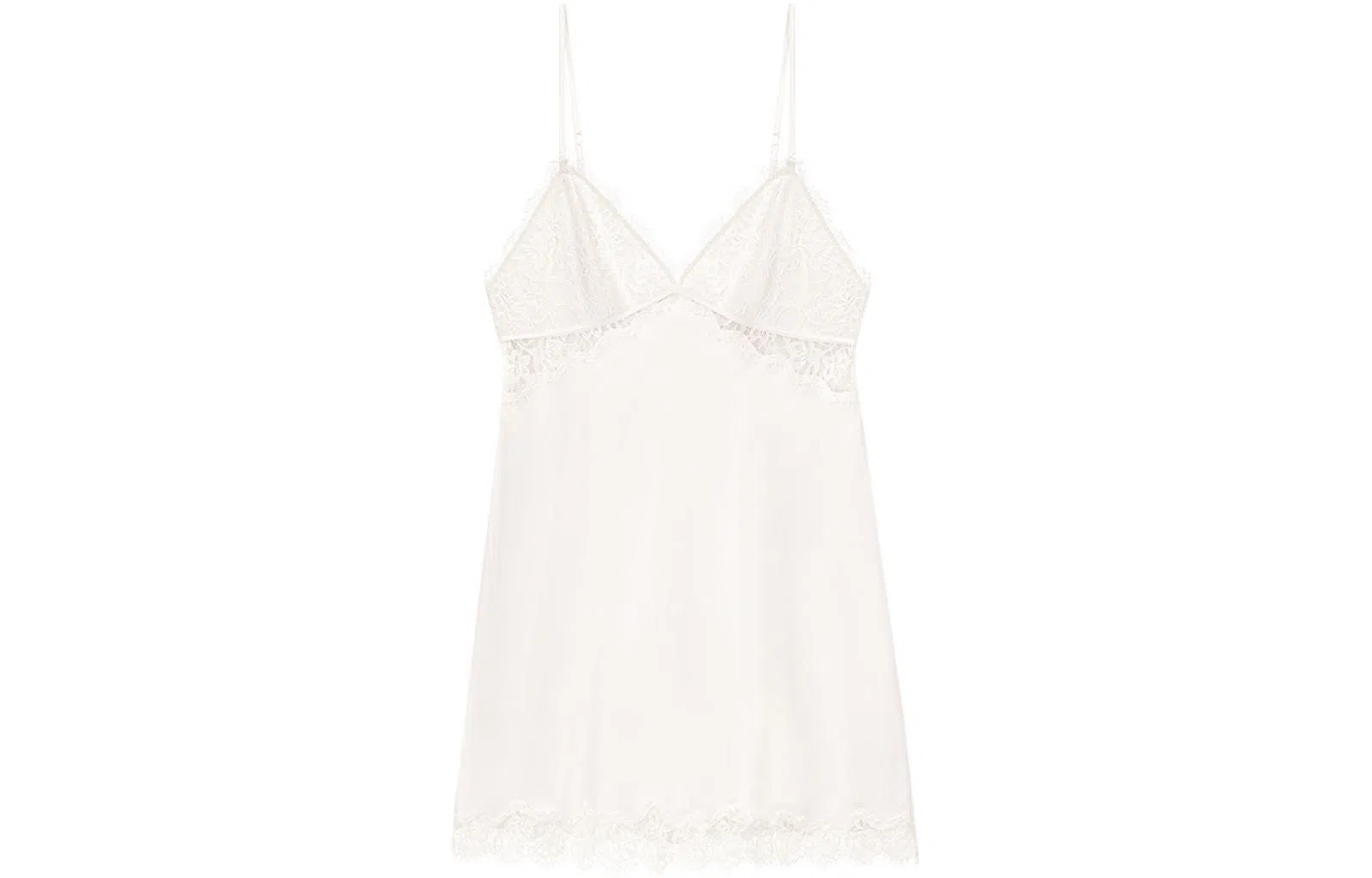 Victoria's Secret PINK SEXY WHO Sexy deep V nightgown with floral lace sgwe