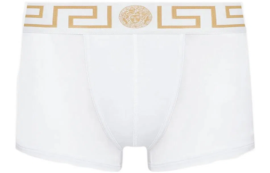 Versace Medusa Logo Boxer Briefs White