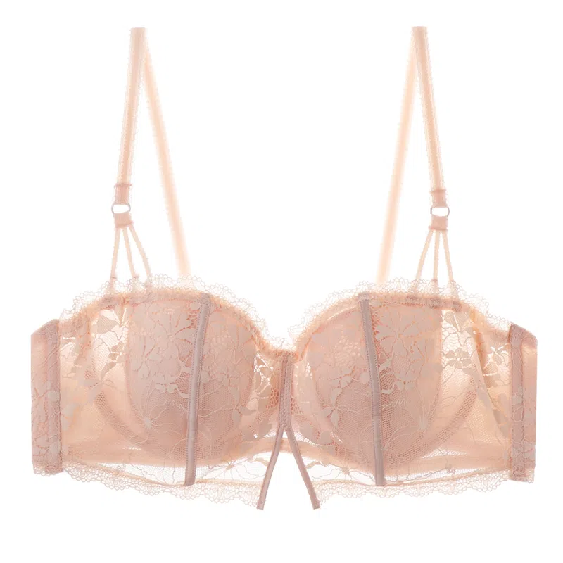 内在密码 文胸系列 兔耳朵软钢圈蕾丝半杯薄款文胸