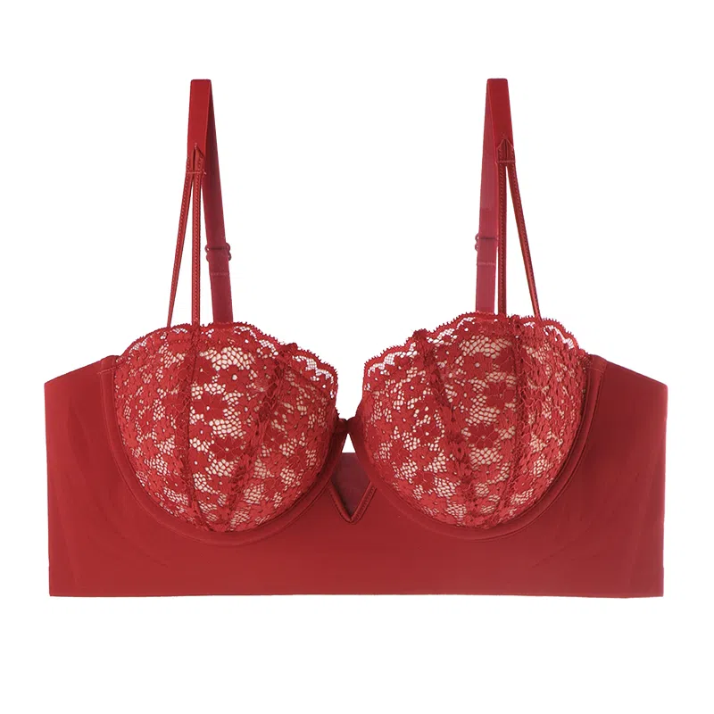 内在密码 纯色聚拢无钢圈收副乳文胸  新年礼盒