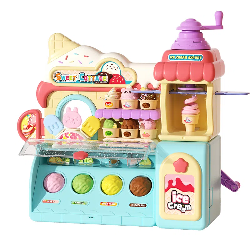 益米 雪糕冰淇淋彩泥机 百变造型 模具橡皮泥 早教益智玩具