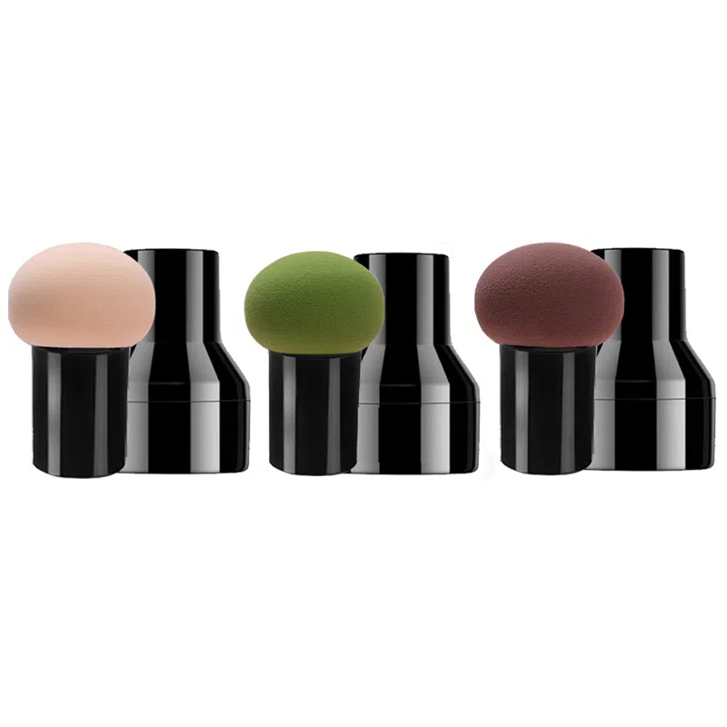 简应舒  蘑菇头粉扑 打底易上妆