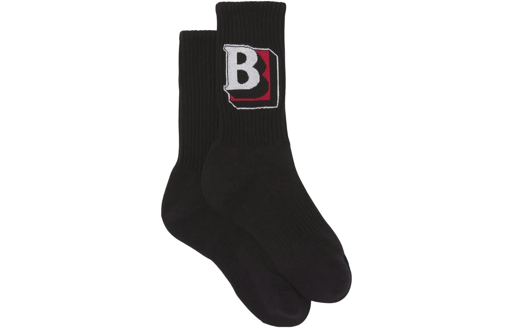 Burberry Logo Embroidered Socks