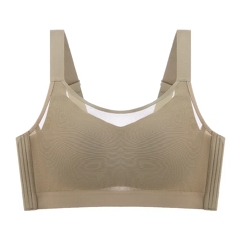 千奈美 无钢圈大胸显小防走光抹胸式文胸 女款