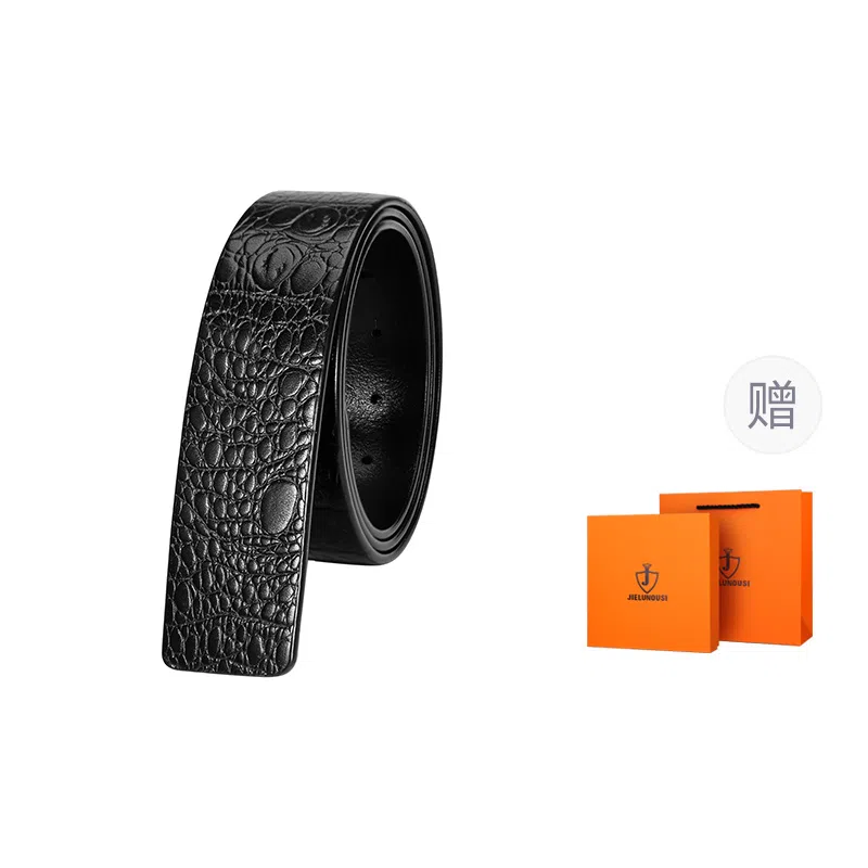 杰伦欧斯 头层牛皮不带头 皮带 男款 适配自动扣/针扣