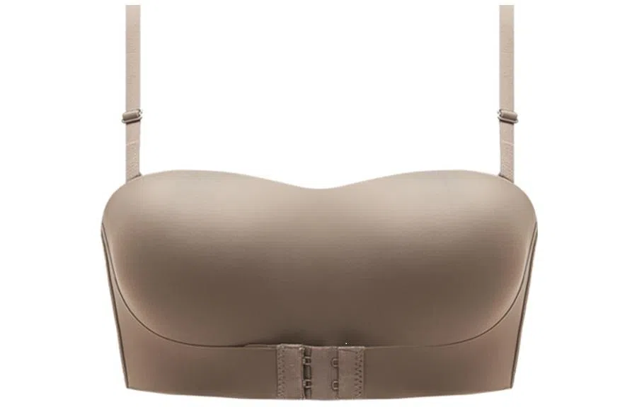 多情猫 防走光无痕隐形文胸 咖色