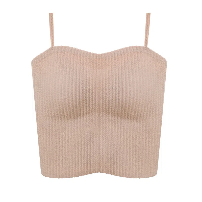 内在密码细吊带背心女单穿内搭美背打底自带胸垫免穿文胸一体外穿防走光内衣